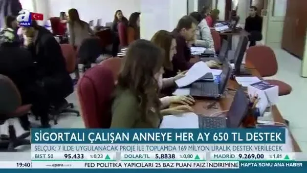 Çalışan anneye kreş desteği