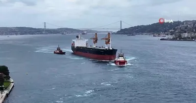 İstanbul Boğazı’nda gemi arızası | Video