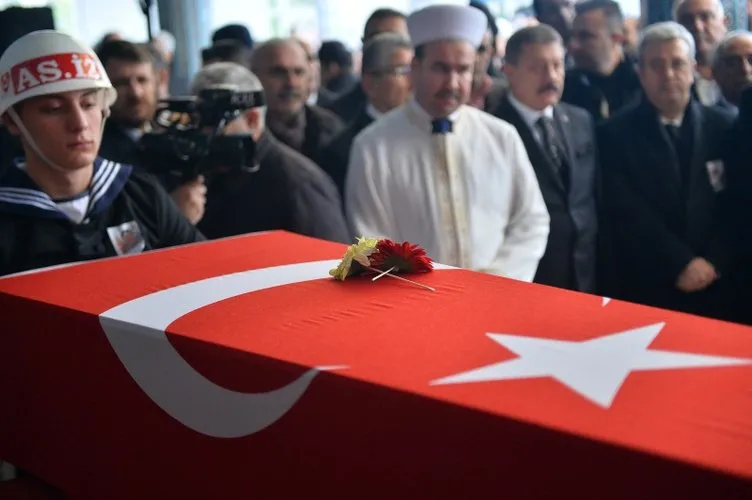 Tel Abyad şehidi teğmen Sinan Bilir, Tokat'ta son yolculuğa uğurlandı