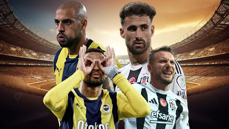 Beşiktaş - Fenerbahçe derbisinin en değerli oyuncuları belli oldu! 13 milyar TL’lik dev derbi...
