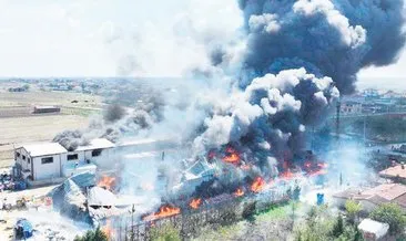 Tekirdağ’da fabrika yangını korkuttu