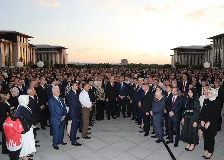 Cumhurbaşkanlığı Külliyesi’nde 30 Ağustos Zafer Bayramı resepsiyonu