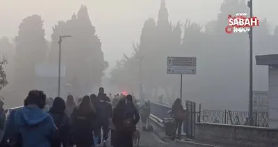 İstanbul’daki yoğun sis vapur seferlerini sekteye uğrattı | Video