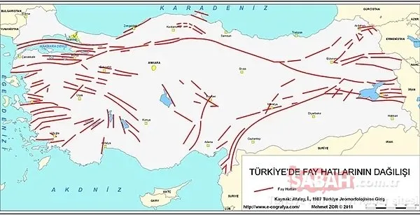 MTA fay hattı sorgulama 2020: Evimin altından, yakınından fay hattı geçiyor mu? AFAD MTA ile fay hattı sorgulama ekranı