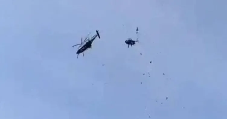Malezya’da askeri helikopter çarpıştı!