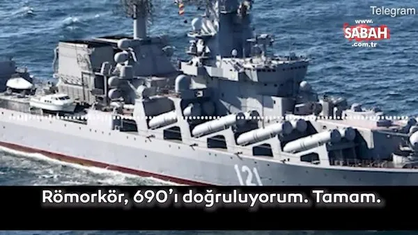 Ukrayna'nın vurduğu Rus gemisinin battığı anların ses kaydı ortaya çıktı | Video