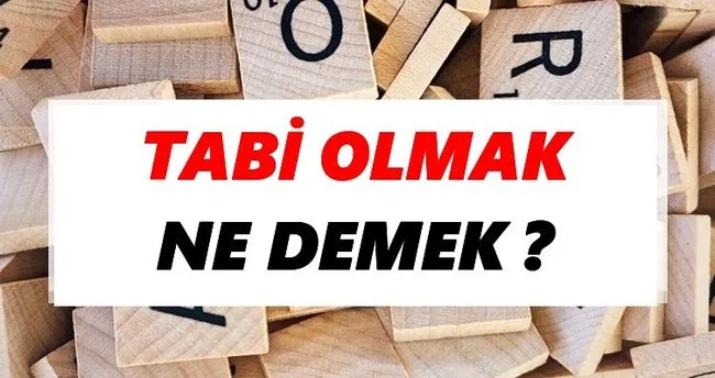 Tabi olmak Ne Demek? TDK’ya Göre Tabi olmak Sözlük Anlamı Nedir?