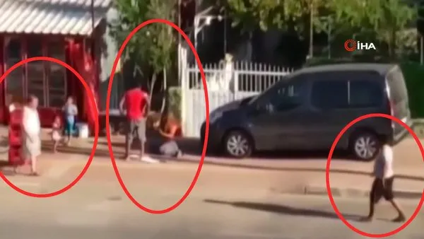 Son dakika... Antalya'da sokak ortasındaki kadına şiddet dehşetinde şaşkına çeviren olay | Video