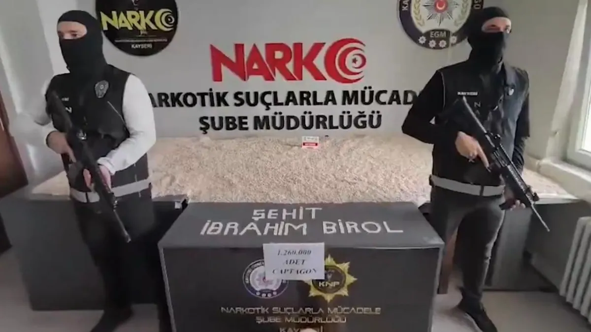 71 ilde 1.2 ton uyuşturucu yakalandı
