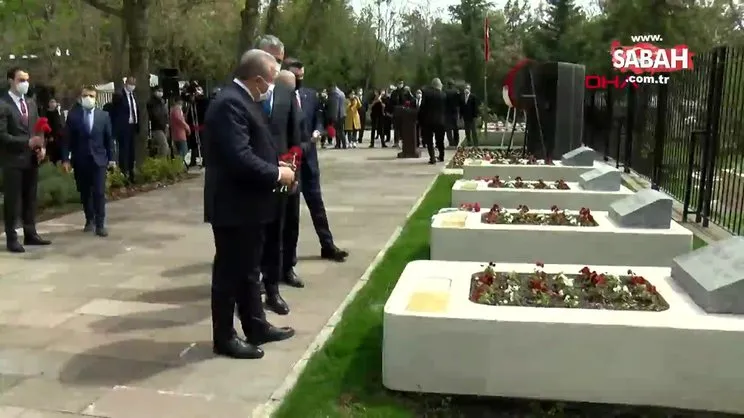 TBMM Başkanı Şentop, ASALA'nın şehit ettiği diplomatlar ve ailelerinin kabirlerini ziyaret etti