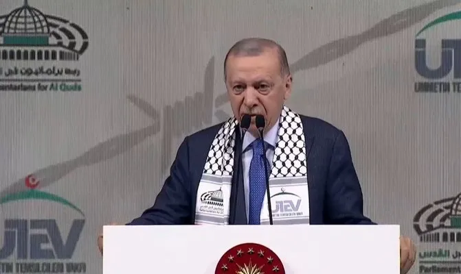SON DAKİKA! Başkan Erdoğan’dan çok net Gazze mesajı: Birileri dönse de biz yolumuzdan dönmeyiz