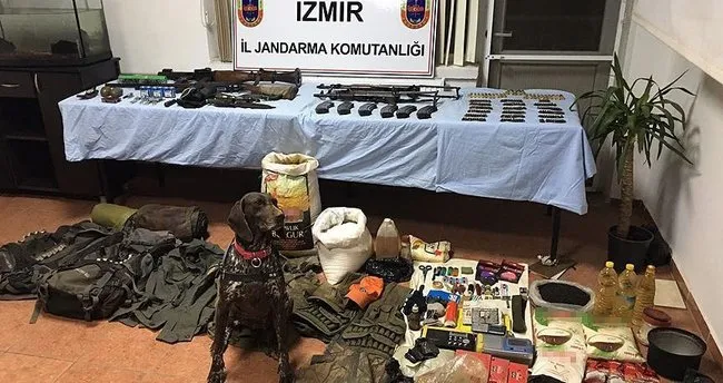İzmir’de PKK’ya ait depo ve sığınaklar bulundu