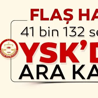 Son dakika: YSK'dan ara karar