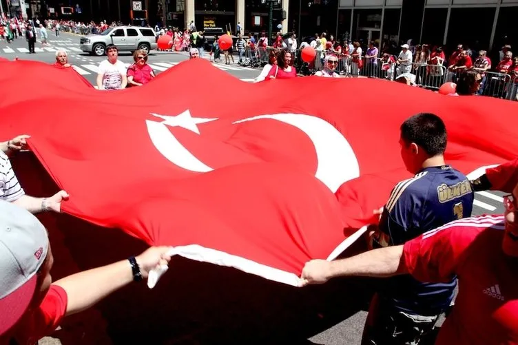 USASABAH kamerasından Türk Günü Yürüyüşü