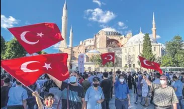 Avrupalı Türk’ün Ayasofya sevinci