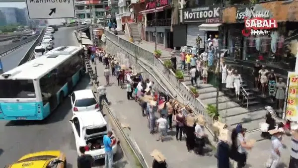 İstanbul'da ucuz baklava kuyruğu | Video