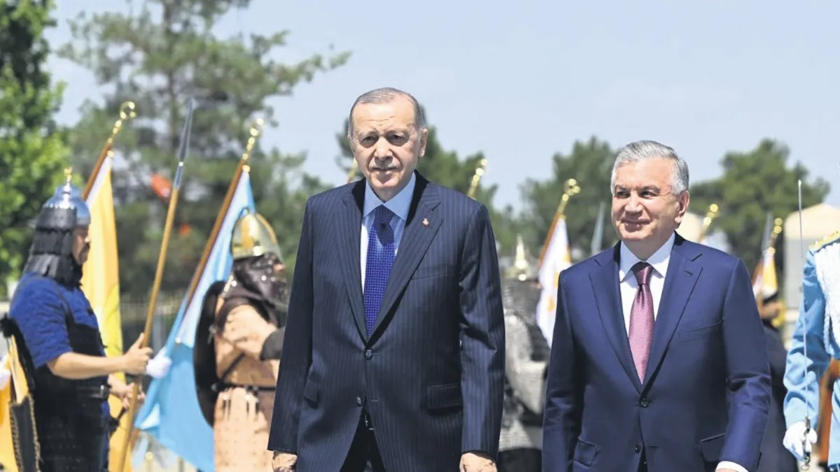 SON DAKİKA! Özbekistan Cumhurbaşkanı Ankara'da! Başkan Erdoğan karşıladı! Stratejik adımlar atılacak