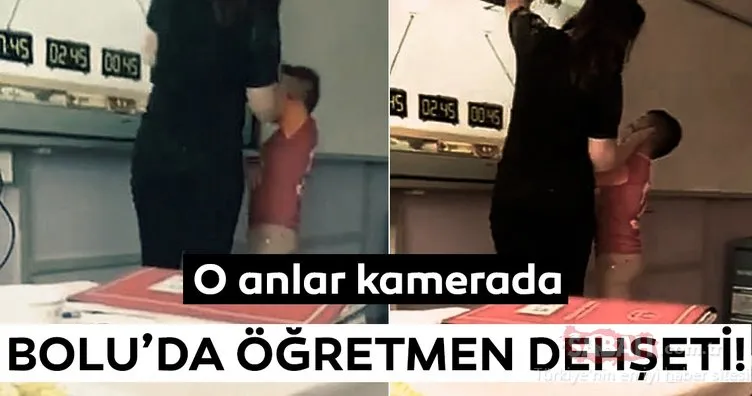 Öğretmenden 4’üncü sınıf öğrencisine tokat kamerada