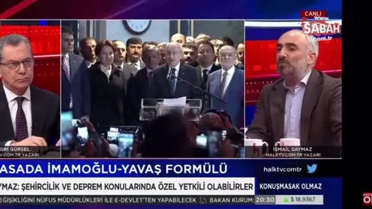 Altılı Koalisyon'un metni İsmail Saymaz'ın da kafasına yatmadı: İki başlılık yaratır | Video