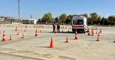 Şanlıurfa’da ambulans sürüş güvenliği eğitimi tamamlandı #sanliurfa