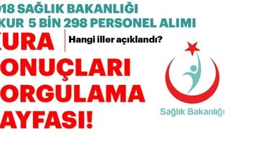 İŞKUR ile Sağlık Bakanlığı personel alımı kura sonuçları açıklandı! Sağlık Bakanlığı kura sonucu listesi sorgulama