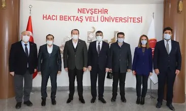 Memur-Sen Genel Başkanı Yalçın’dan NEVÜ Rektörü Aktekin’e ziyaret