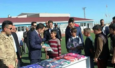 Ergani’de 550 öğrenciye spor malzemesi dağıtıldı