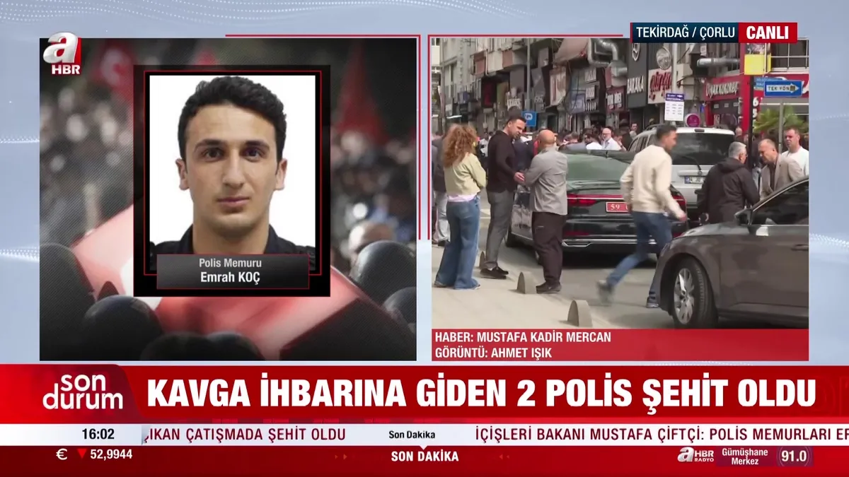 Çorlu’da silahlı kavga ihbarına giden 2 polis şehit oldu | Video videosunu izle Çorlu’da silahlı kavga ihbarına giden 2 polis şehit oldu | Video videosunu izle