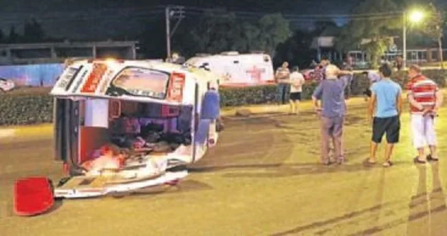Denizli’de ambulans kaza yaptı: 5 yaralı