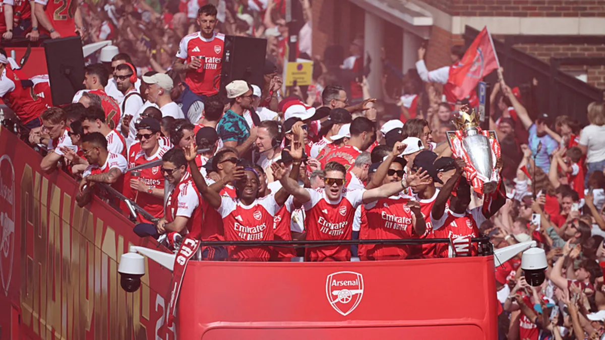 Arsenal, şampiyonluğu taraftarlarıyla kutladı! – Son Dakika Spor Haberleri Arsenal, şampiyonluğu taraftarlarıyla kutladı! – Son Dakika Spor Haberleri