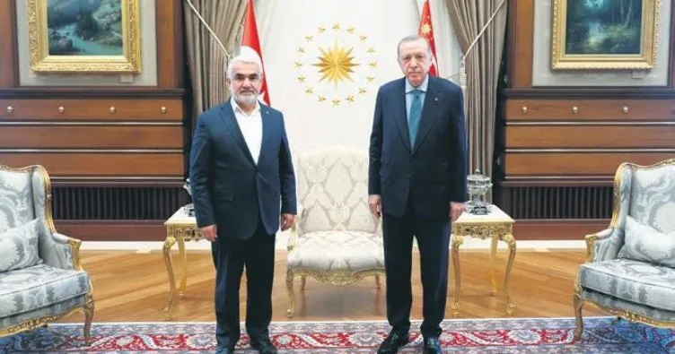 Başkan Erdoğan, HÜDA PAR Genel Başkanı’nı kabul etti