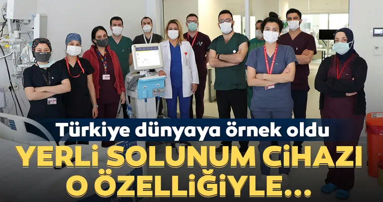 Türkiye dünyaya örnek oldu! Yerli solunum cihazı o özelliğiyle...