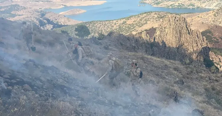 Tunceli’deki orman yangını kontrol altına alınıp söndürüldü