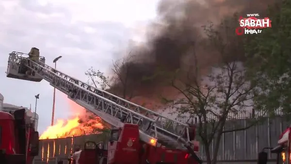 İSTOÇ'ta korkutan yangın | Video