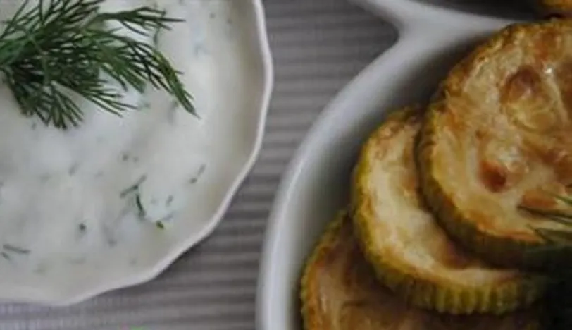 Yoğurt Soslu Kabak Kızartma