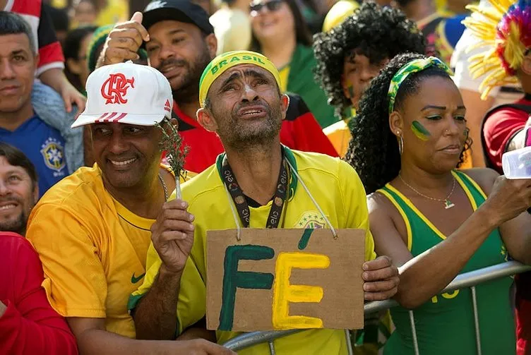 Brezilya - Kosta Rika maçından kareler