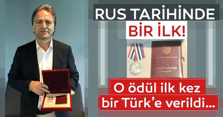 Rusya Palmyra Devlet Madalyası ilk kez bir Türk’e verildi