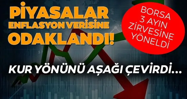 piyasalar enflasyon verisine kilitlendi