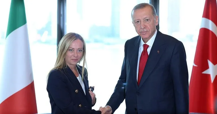 SON DAKİKA | Başkan Erdoğan İtalya Başbakanı Meloni ile görüştü
