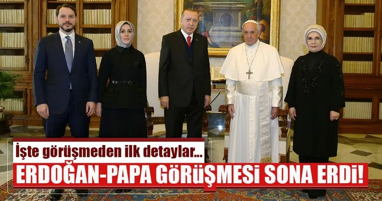 Cumhurbaşkanı Erdoğan Vatikan'da!