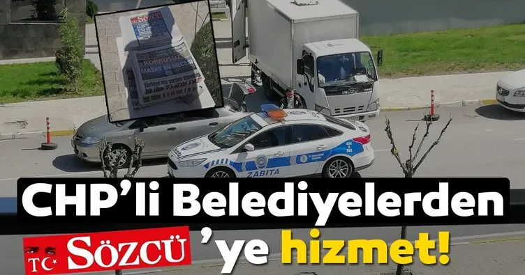 CHP’li belediyelerden Sözcü’ye hizmet