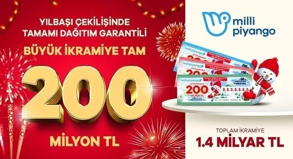 2022 milli piyango mpi̇ yılbaşı çekilişi çeyrek, yarım ve tam bilet Yılbaşı bilet fiyatları ne kadar? Milli Piyango 2023 MPİ Tam, yarım
