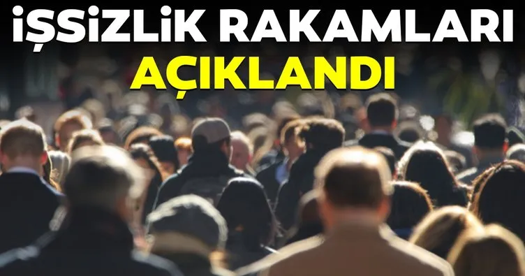 Son Dakika: İşsizlik rakamları açıklandı