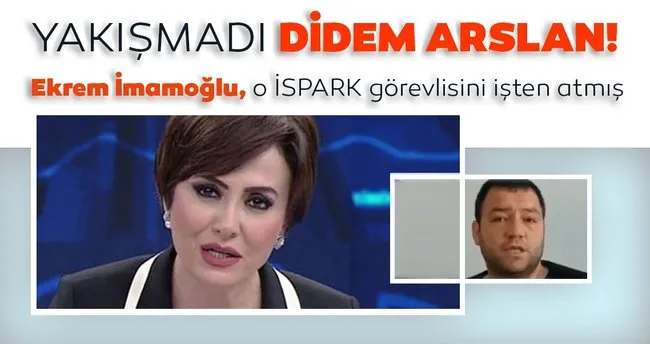 Yakışmadı Didem Arslan! Ekrem İmamoğlu o ispark görevlisini işten atmış