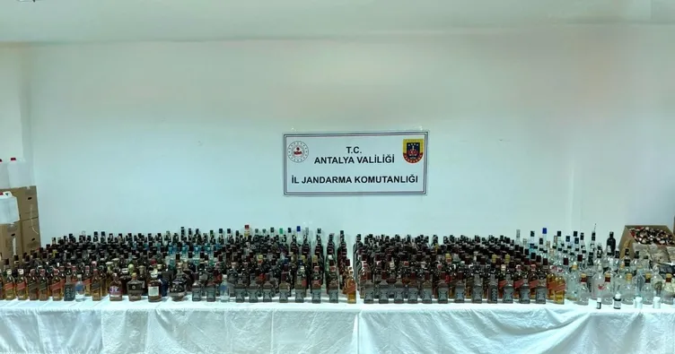 Antalya’da sahte alkole darbe