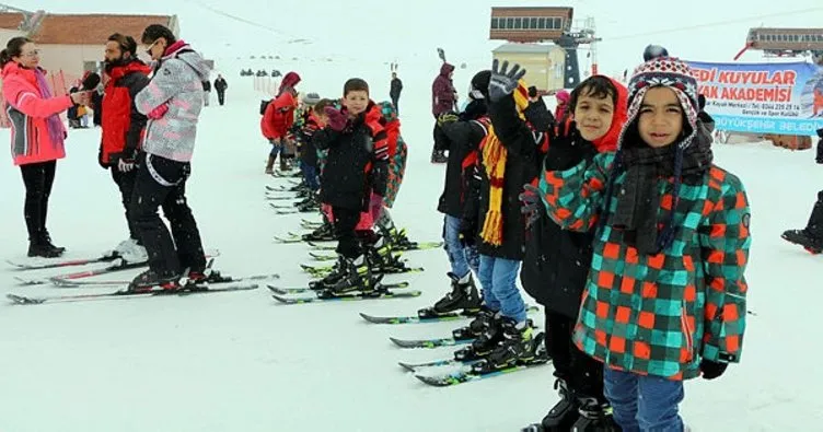Büyükşehir’den kayak akademisi