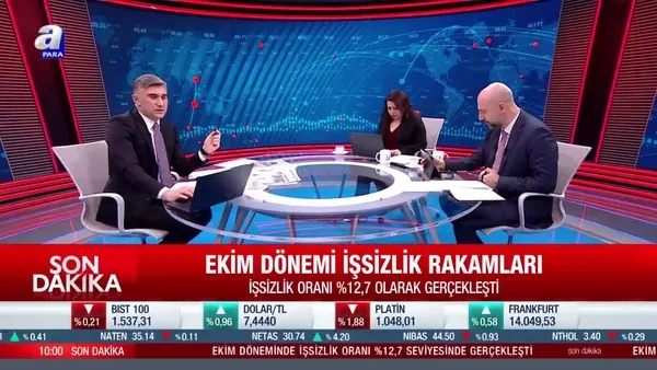 SON DAKİKA! TÜİK açıkladı: Ekim'de işsizlik geriledi