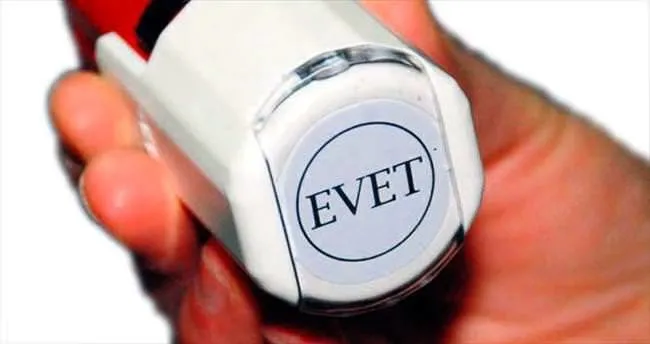 Başkanlık sistemine yüzde 54.5 ’Evet’