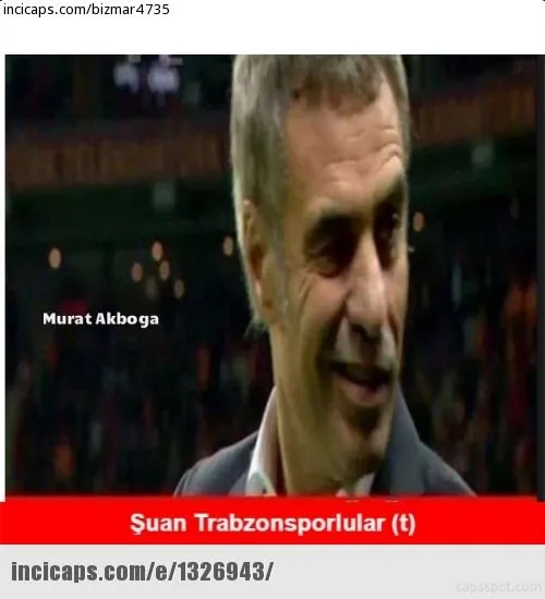 Trabzonspor - Galatasaray maçı capsleri...