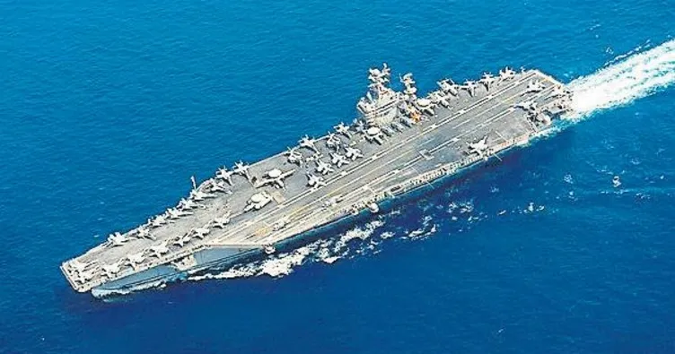 İran, ABD uçak gemisine füze attı
